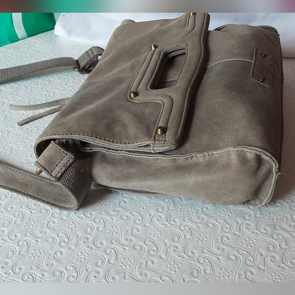 Lucky Brand Suede Foldover Bag - Picture 7 of 16